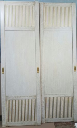 Двери для шкафа купе с фрезеровкой Новоалтайск
